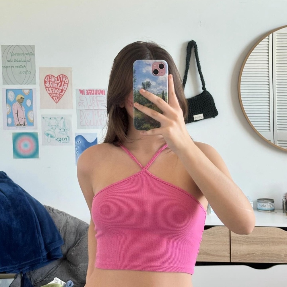 Pink Zara top